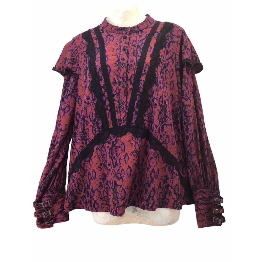 KOCHE FRENCE DESIGNER BRAND Women’s 46-XXL Long Sleeve Blouse